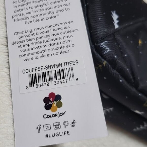 NWT Lug Coupe SE in Snowman Trees Convertible Crossbody - Picture 5 of 7